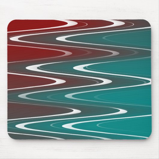 Waves in wit muismat (Voorkant)