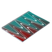 Waves in wit notitieboek (Linkerzijde)