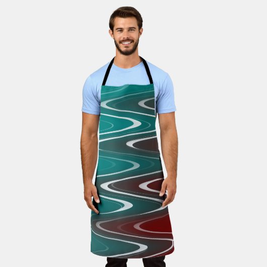 Waves in wit schort (Gedragen)