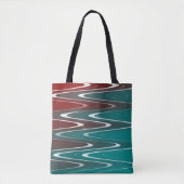 Waves in wit tote bag (Voorkant)
