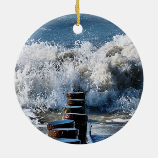 WAVES KERAMISCH ORNAMENT (Achterkant)