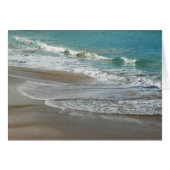 Waves Lapping op de Beach Turquoise Blue Ocean (Voorkant Horizontaal)