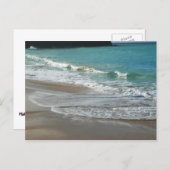 Waves Lapping op de Beach Turquoise Blue Ocean Briefkaart (Voorkant / Achterkant)
