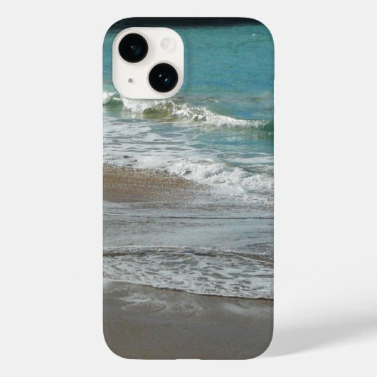 Waves Lapping op de Beach Turquoise Blue Ocean Case-Mate iPhone Case (Achterkant)