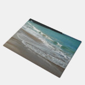 Waves Lapping op de Beach Turquoise Blue Ocean Deurmat (Schuin)