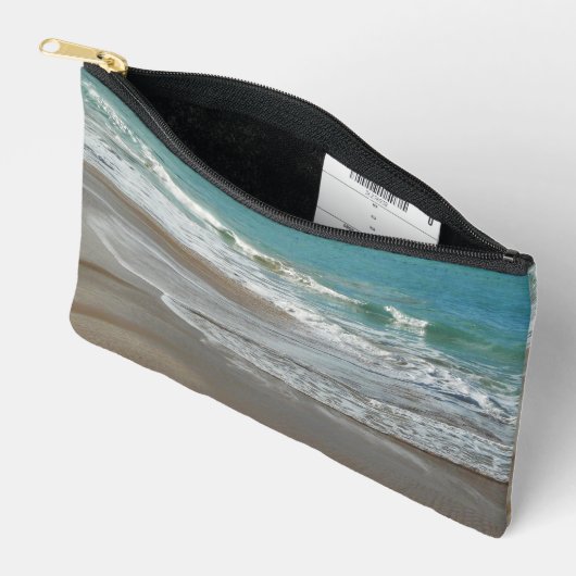 Waves Lapping op de Beach Turquoise Blue Ocean Etui (Open)