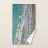 Waves Lapping op de Beach Turquoise Blue Ocean Handdoek (Handdoek)