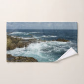 Waves Lapping op de Beach Turquoise Blue Ocean Handdoek (Handdoek)