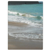 Waves Lapping op de Beach Turquoise Blue Ocean Klembord (Achterkant)