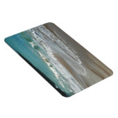 Waves Lapping op de Beach Turquoise Blue Ocean Magneet (Rechterzijde)