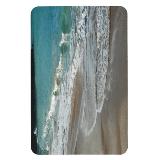 Waves Lapping op de Beach Turquoise Blue Ocean Magneet (Verticaal)