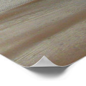 Waves Lapping op de Beach Turquoise Blue Ocean Poster (Hoek)