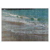 Waves Lapping op de Beach Turquoise Blue Ocean Snijplank (Voorkant)