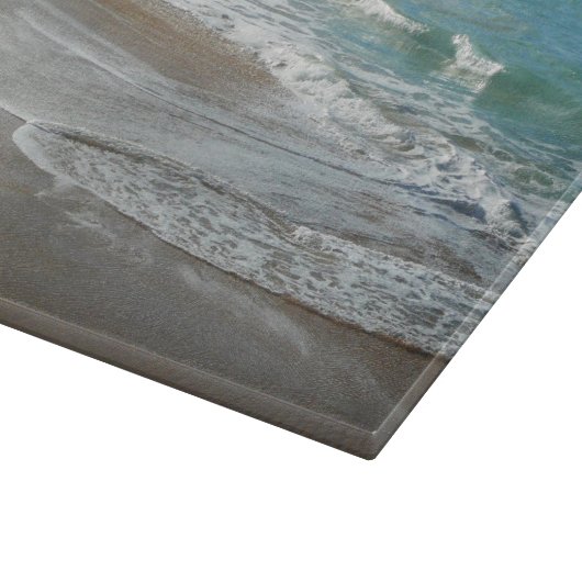 Waves Lapping op de Beach Turquoise Blue Ocean Snijplank (Hoek)