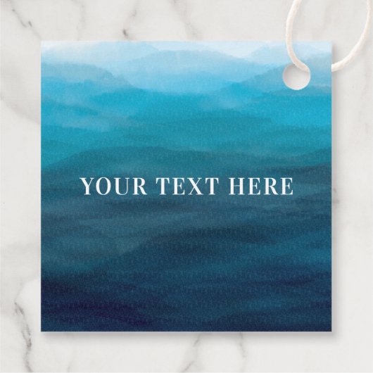 Waves Leraar Dank u Labels, Personeel Waardering Bedankjes Labels (Achterkant)