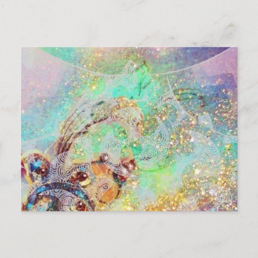 WAVES / MAGISCHE BUTTERFLES-PLANT BRIEFKAART (Voorkant)