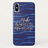 Waves maken | Inspirerend marineprijs en goudprijs Case-Mate iPhone Case (Achterkant)