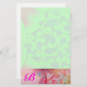 WAVES Monogram Briefpapier (Voorkant / Achterkant)