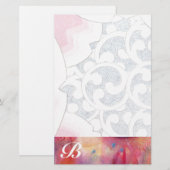 WAVES Monogram Briefpapier (Voorkant / Achterkant)