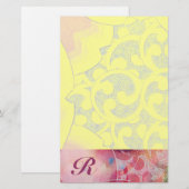 WAVES Monogram Briefpapier (Voorkant / Achterkant)