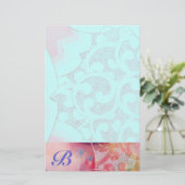 WAVES Monogram Briefpapier (Staand voorkant)