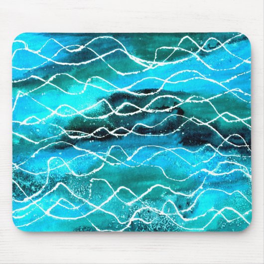 "Waves" Mousepad Muismat (Voorkant)