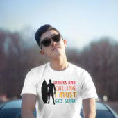 Waves noemt grappige  zomergrafiek t-shirt