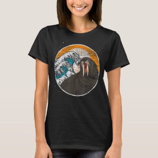 Waves Ocean Dierenvriend Sunset Zee Walrus T-shirt