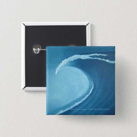 Waves of Change Button Custom (Voorkant /achterkant)