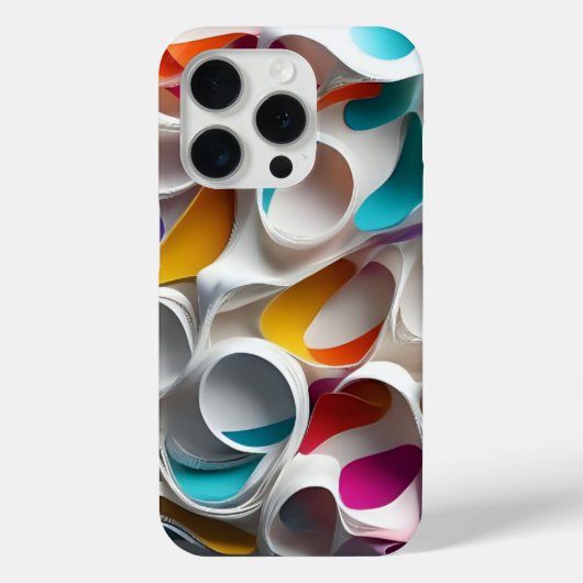 Waves of Color Geometry Case-Mate iPhone Case (Achterkant)
