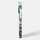 Waves of Color Geometry Case-Mate iPhone Case (Achterkant / Links)