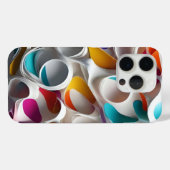 Waves of Color Geometry Case-Mate iPhone Case (Achterkant (horizontaal))
