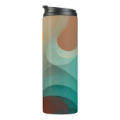 Waves of Color Thermal Tumbler Thermosbeker (Geroteerd rechts)