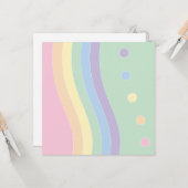 Waves of Delight Aanpasbare Kaart (Voorkant / Achterkant in situ)