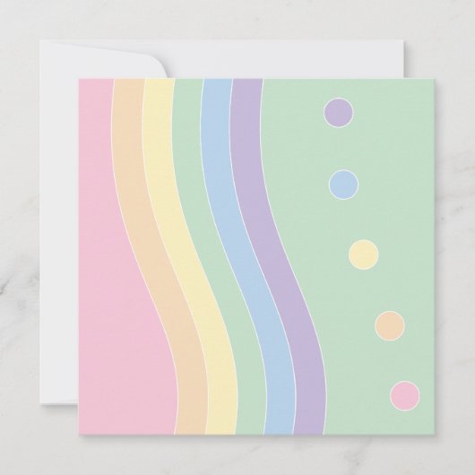 Waves of Delight Aanpasbare Kaart (Voorkant)