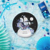 Waves of Fun Pirate Verjaardag Papieren Bordje (Feest)