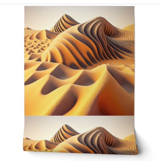 Waves of Gold Behang (Afrollen)