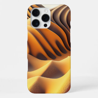 Waves of Gold iPhone 16 Pro Max Hoesje