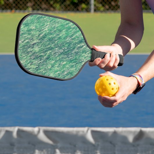 Waves of Green Pickleball Paddle (Insitu)