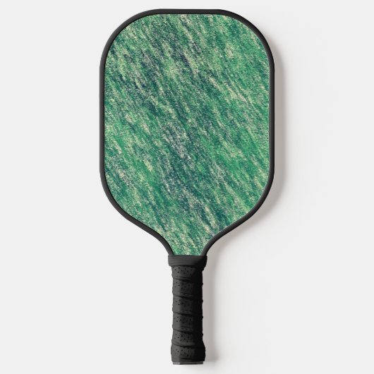 Waves of Green Pickleball Paddle (Voorkant)