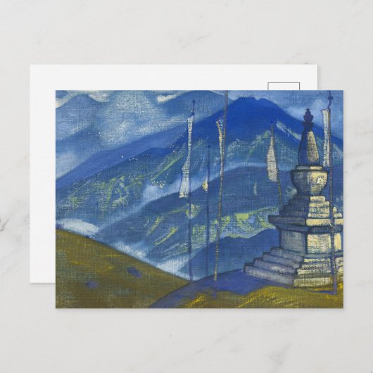 Waves of Mist van Nicholas Roerich Briefkaart (Voorkant / Achterkant)