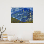 Waves of Mist van Nicholas Roerich Poster (Keuken)