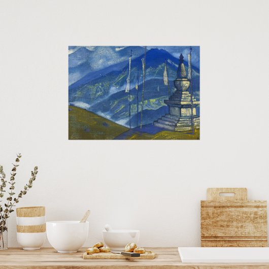 Waves of Mist van Nicholas Roerich Poster (Keuken)