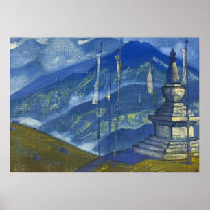 Waves of Mist van Nicholas Roerich Poster