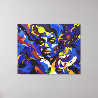 Waves of Self Canvas Afdruk