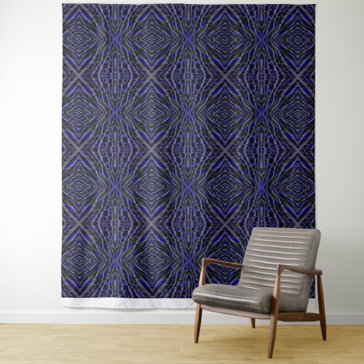 Waves of Wisdom Wandkleed (In situ)