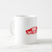 Waves Off The Lip - Surven Kleding Koffiemok (Voorkant links)