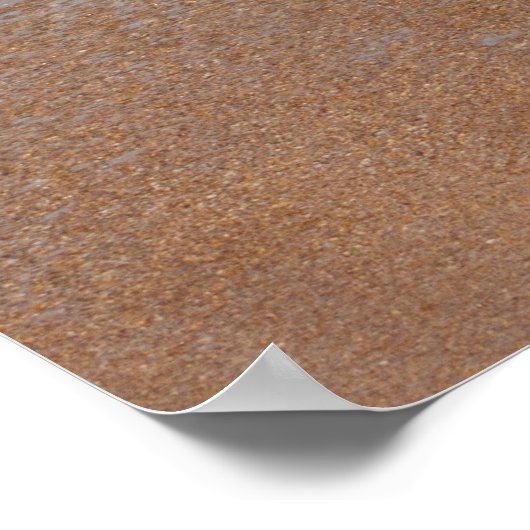 Waves op de strand Natuur Poster (Hoek)