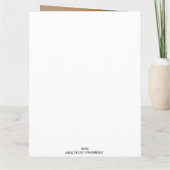 Waves op een Sandy-strand Kaart (Achterkant)