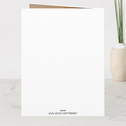 Waves op een Sandy-strand Kaart (Achterkant)